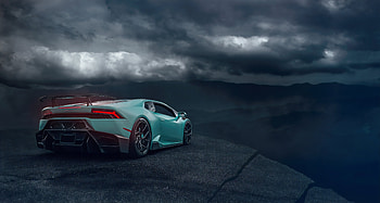 Lamborghini Aventador Sky Blue, lamborghini, cars, behance HD wallpaper