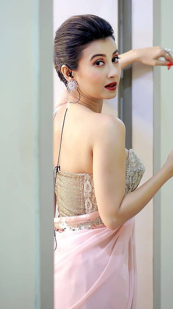 Monami Ghosh, bong rocks, saree lover HD phone wallpaper
