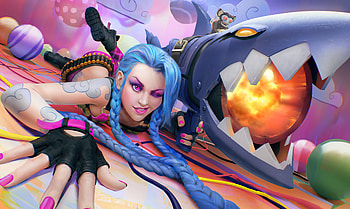 Jinx Lol, jinx-league-of-legends, league-of-legends, games, 2022-games, artstation HD wallpaper
