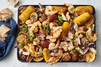 Australian seafood bake, Delicious recipe, Seafood lover's delight, Ultimate feast HD wallpaper