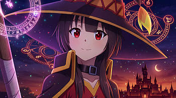 Konosuba - Megumin in Cute Anime girl, KonoSuba, Megumin (KonoSuba), Anime Girl HD wallpaper