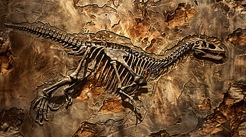 Dinosaur Fossil, fossil HD wallpaper