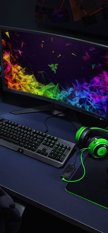 Razer Gaming Setup XS MAX , , Background, and, Gaming Keyboard and Mouse HD phone wallpaper