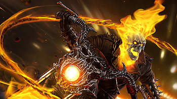 The Ghost Rider , ghost-rider, superheroes, artstation HD wallpaper