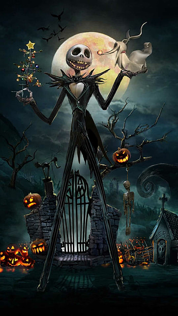 Nightmare Before Christmas , Hauntingly beautiful, Dream-like ry, Holiday magic HD phone wallpaper