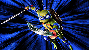 Leonardo — TMNT: Mutant Mayhem Ultra, Leonardo (TMNT), movie, Teenage Mutant Ninja Turtles: Mutant Mayhem HD wallpaper