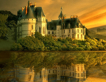 Castle, Water, Reflection, pretty HD wallpaper