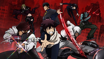 Kekkai Sensen (Anime), Urban chaos, Leonardo watch portrait, Japanese manga art HD wallpaper