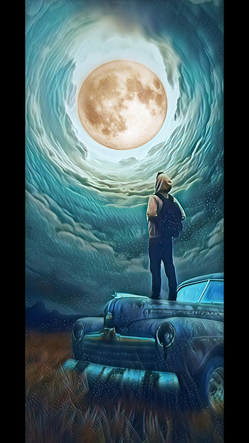 Moon portal HD phone wallpaper