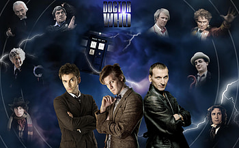 tardis david tennant matt smith fourth doctor tom baker doctors eleventh doctor paul mcgann doctor w HD wallpaper