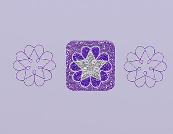 Star flower in purple, star, purple, lavendar, flower, glitter HD wallpaper
