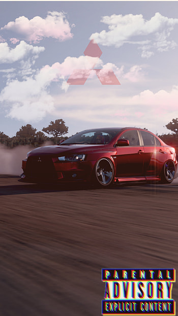 Mitsubishi, jdm, drifting HD phone wallpaper