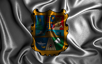 Tamaulipas flag, , silk wavy flags, mexican states, Day of Tamaulipas, fabric flags, Flag of Tamaulipas, 3D art, Tamaulipas, North America, States of Mexico, Tamaulipas 3D flag, Mexico HD wallpaper