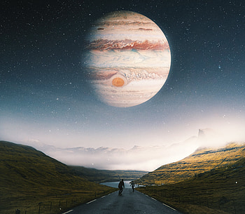 Landscape, People, Universe, Miscellanea, Miscellaneous, Road, Planet HD wallpaper