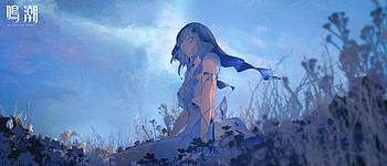 Wuthering Waves Shorekeeper - Blue Anime Aesthetic, video game, Wuthering Waves, Shorekeeper (Wuthering Waves), blue anime HD wallpaper