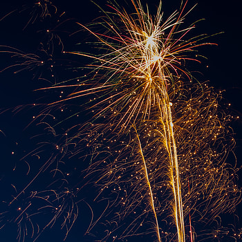 Holidays, Night, Salute, Sparks, Firework, Fireworks, Celebration HD phone wallpaper