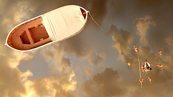 Aerial view, Life of Pi HD wallpaper