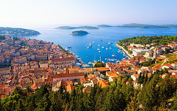 Dalmatian Islands, Hvar resort city, Croatia summer travel, Adriatic HD wallpaper