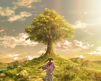 Attack on Titan — Quad : Hilltop Tree of Memories, Anime HD wallpaper