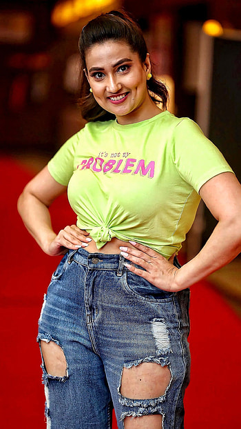 Manjusha, telugu actress, anchor HD phone wallpaper