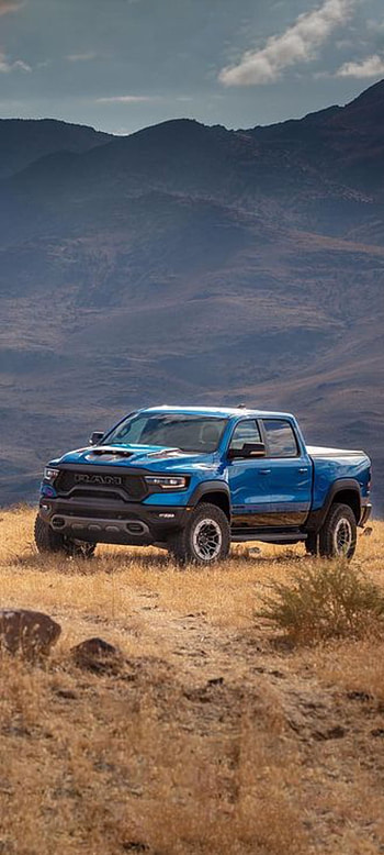 Dodge ram, cars, blu HD phone wallpaper