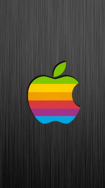 12, Colorful, Apple Logo HD phone wallpaper