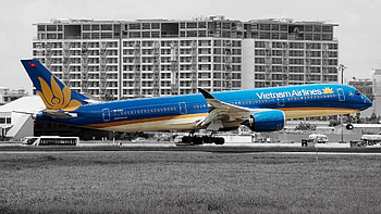 Vietnam Airlines, Airbus plane, A350-941, Vietnam Airlines HD wallpaper