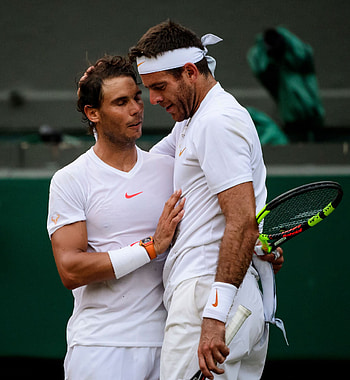 Rafael Nadal, Juan Martin del Potro HD phone wallpaper