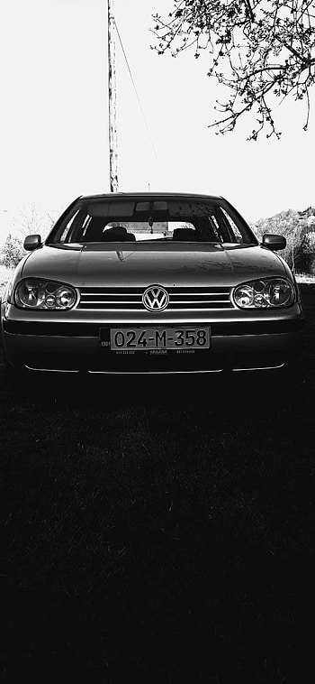 Volkswagen, diesel, golf, car, TDI, dark, grey HD phone wallpaper