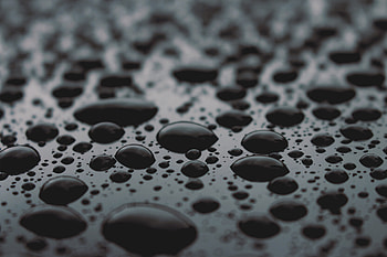 Drops, Macro, Close-Up, Surface HD wallpaper