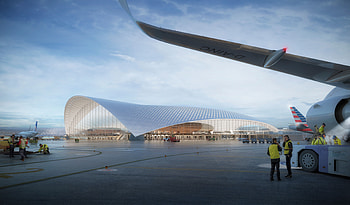O'Hare global terminal, Design competition , Gallery 6 HD wallpaper