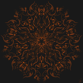 Abstract, Art, Pattern, Fractal, Mandala HD phone wallpaper