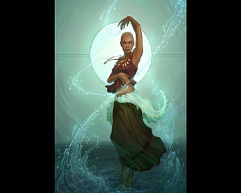 Water Dancer, Water, magic, fantasy, woman HD wallpaper
