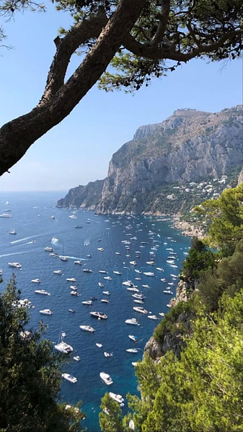 Capri Island, Beautiful summer views, Scenic coastal landscapes, -perfect moments HD phone wallpaper
