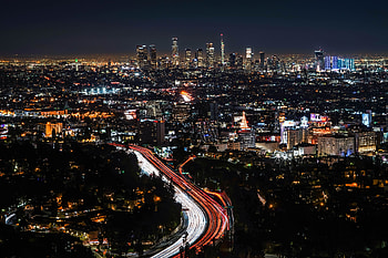 Cities, Architecture, Building, View From Above, Dark, Night City, Megapolis, Megalopolis HD wallpaper