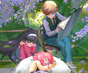 Yor Forger, Loid Forger, Anya Forger, Anime, Spy x Family HD wallpaper