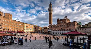 Piazza del Campo, Siena HD wallpaper