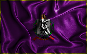 Santurtzi flag, , silk wavy flags, spanish cities, Day of Santurtzi, Flag of Santurtzi, fabric flags, 3D art, Santurtzi, cities of Spain, Santurtzi 3D flag HD wallpaper