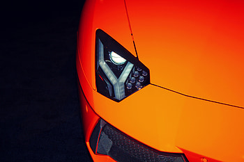 Exotic car, Lamborghini, headlight HD wallpaper