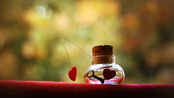 Love, Jar, Heart, Souvenir HD wallpaper