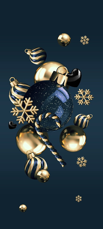 Black Christmas, body_jewelry, art HD phone wallpaper