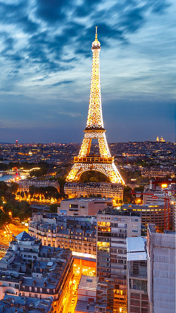 Paris , Atmospheric visuals, Vibrant cityscapes, backgrounds HD phone wallpaper