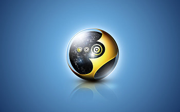 3D, Ball HD wallpaper