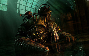 BioShock, Dystopian city, Genetic manipulation, Mind-bending storyline HD wallpaper
