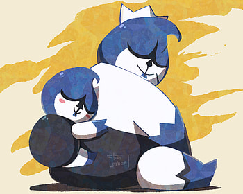 Deltarune : King & Lancer's Embrace, King (Deltarune), Lancer (deltarune), video game, deltarune HD wallpaper