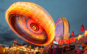 Long Exposure Amusement Park, long-exposure, graphy HD wallpaper