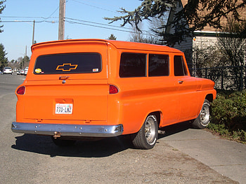 Burb, chevy, hot rod, suburban HD wallpaper