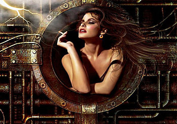 Smoking, model, female, beauty HD wallpaper