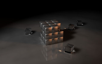 3D Ice Cube | 3D and Abstract ... HD wallpaper