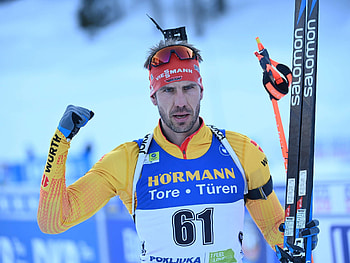 Arnd Peiffer, Biathlon HD wallpaper